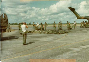 Evacuation of Jonestown survivors