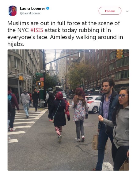 Laura Loomer’s bigoted tweet