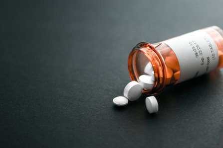 A pill bottle