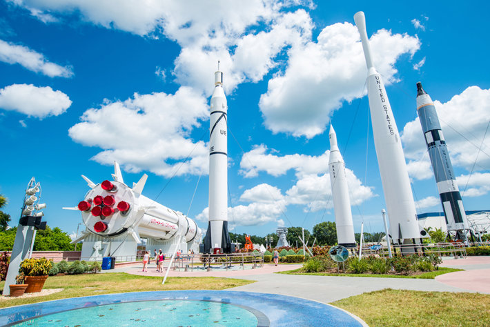 Rockets at the Kennedy Space Center