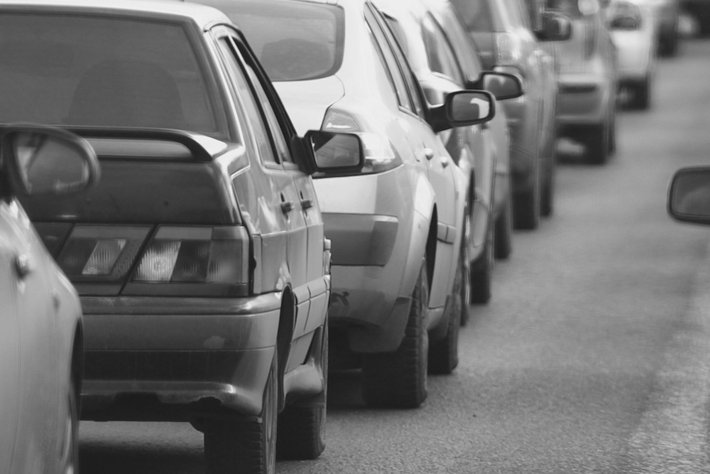 Bad car traffic