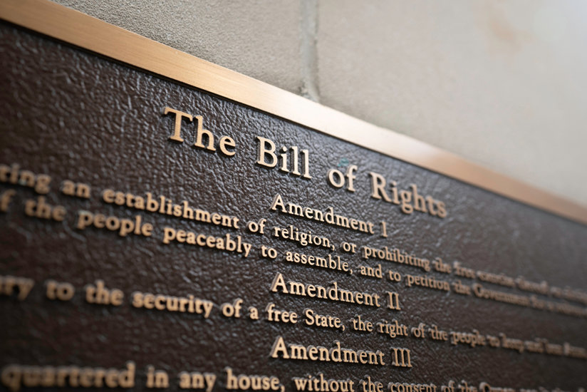Bill of Rights plaque