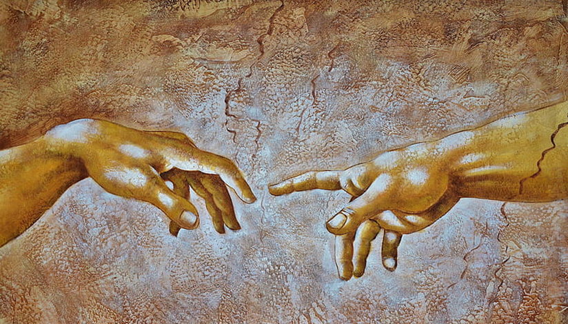 Hands outstretched