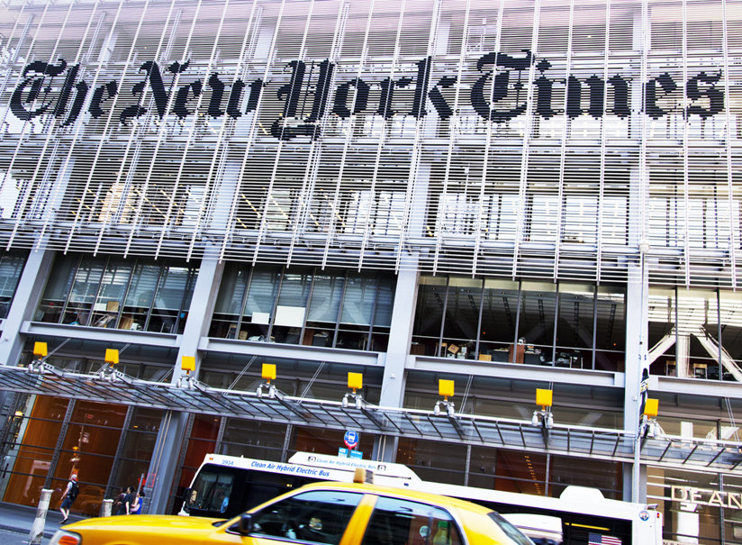 The New York Times building