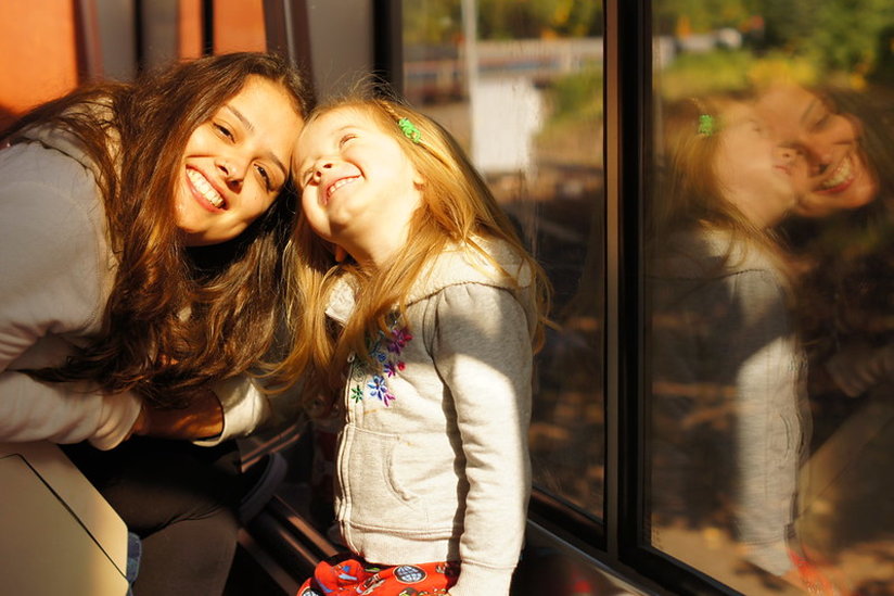 Daughter with au pair