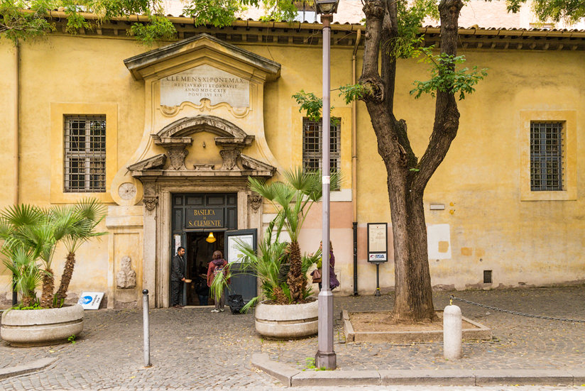 The Basilica of San Clemente entrance