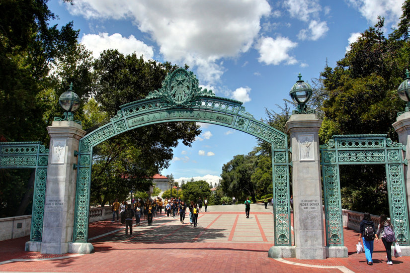 The U.C. Berkeley college campus. 
